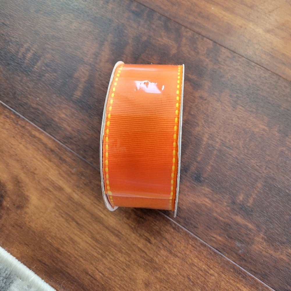 NWOT Expressions Orange Grosgrain Ribbon